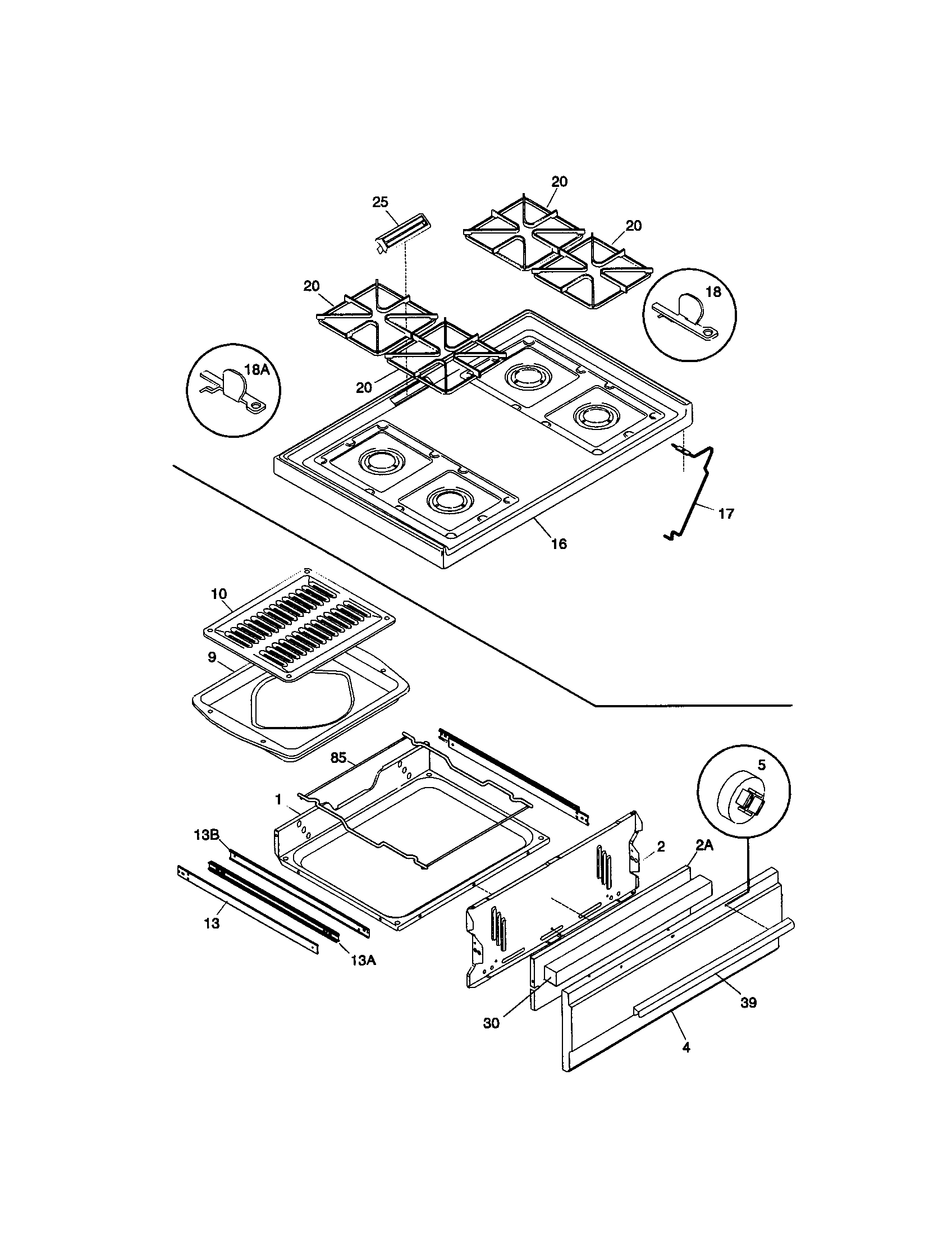 Top/drawer