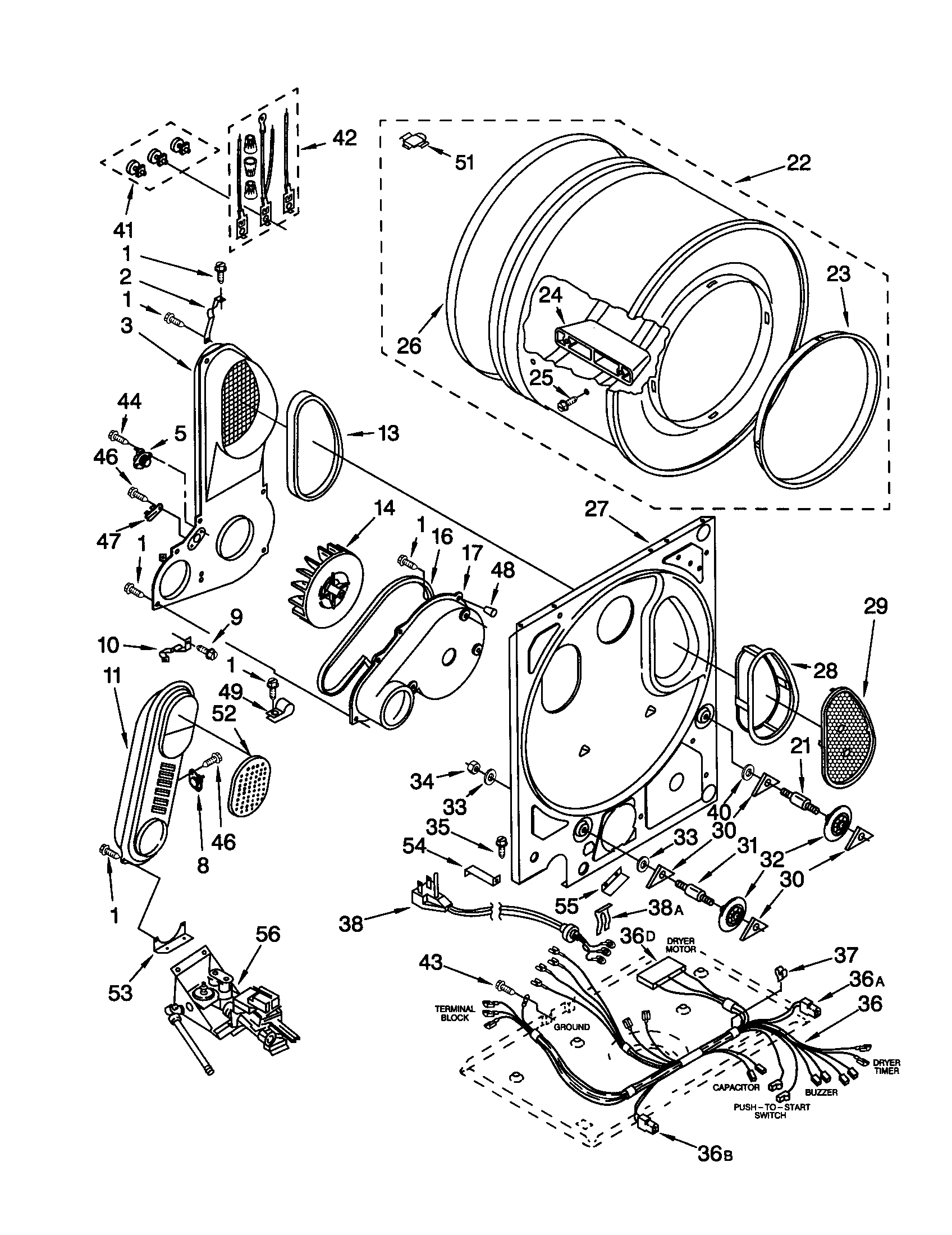 Dryer  bulkhead
