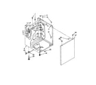 Whirlpool LTG5243DZ2 washer cabinet diagram