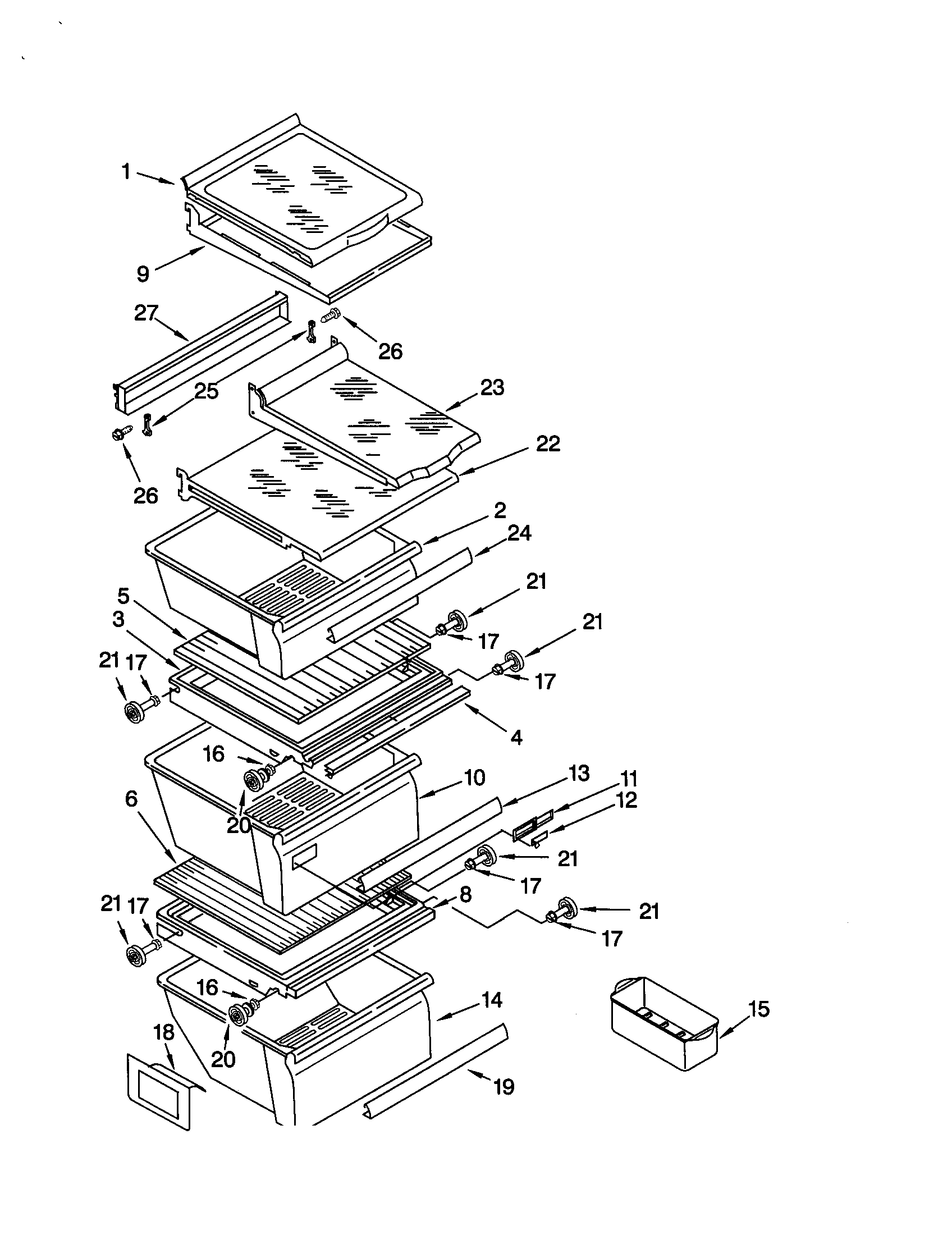 REFRIGERATOR SHELF