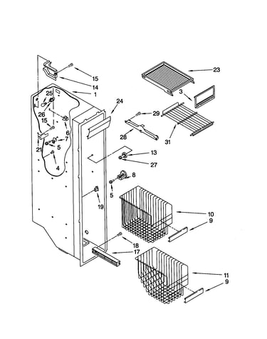Freezer liner