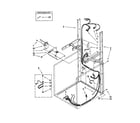 Whirlpool LTE6234DT2 dryer support and washer harness diagram