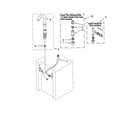 Whirlpool LTE6234DT2 washer water system diagram