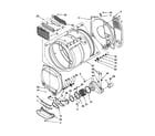 Whirlpool LTG6234DT1 dryer bulkhead diagram