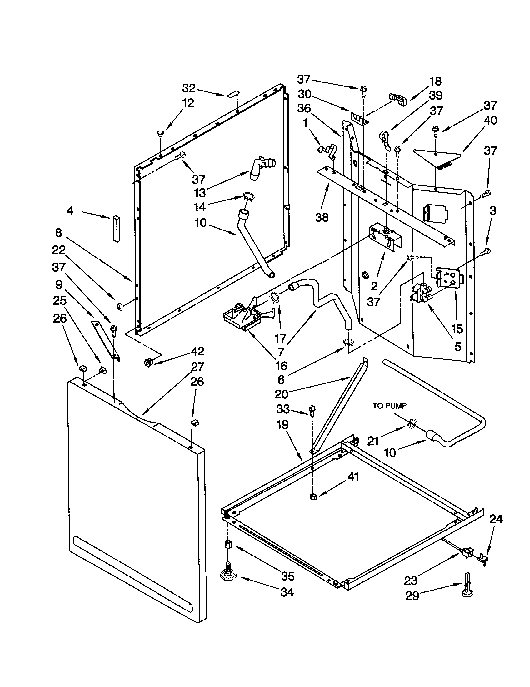 WASHER CABINET