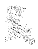 Motor and ice container