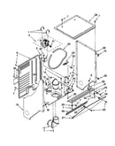 Dryer cabinet and motor