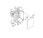 Whirlpool LTE5243DQ2 washer cabinet diagram