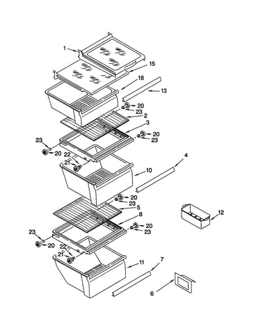 Refrigerator shelf