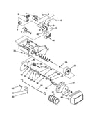 Motor and ice container
