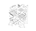 KitchenAid KUIS155HRS2 evaporator and ice cutter grid diagram