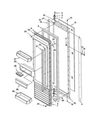 Refrigerator door