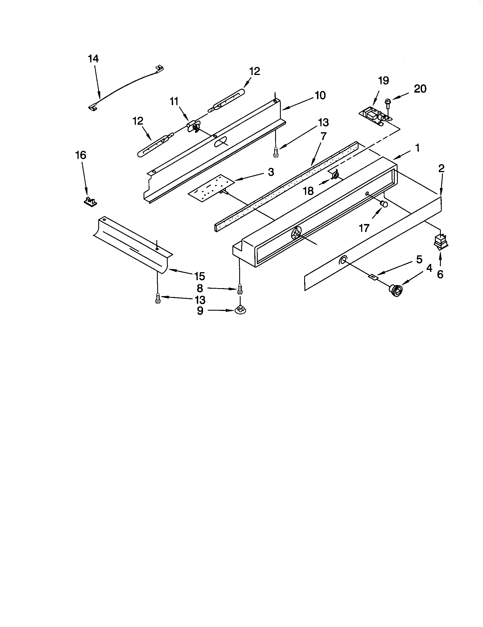 REFRIGERATOR CONTROL PANEL