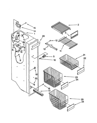 Freezer liner