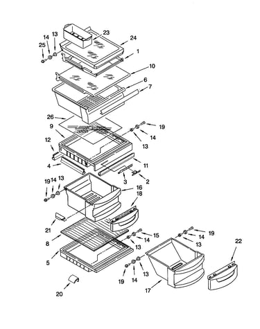 Refrigerator shelf