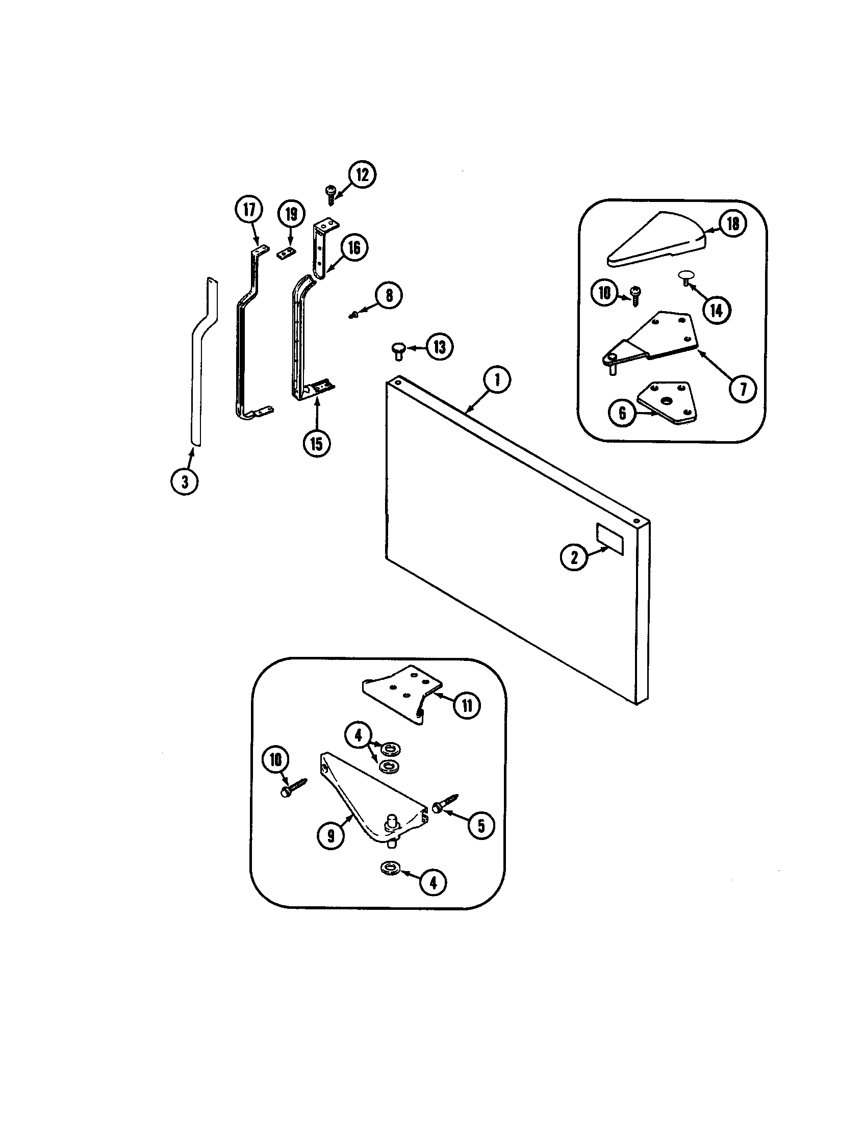 FREEZER OUTER DOOR