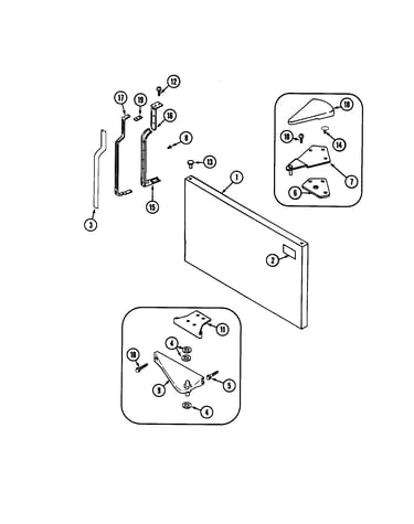 Freezer outer door