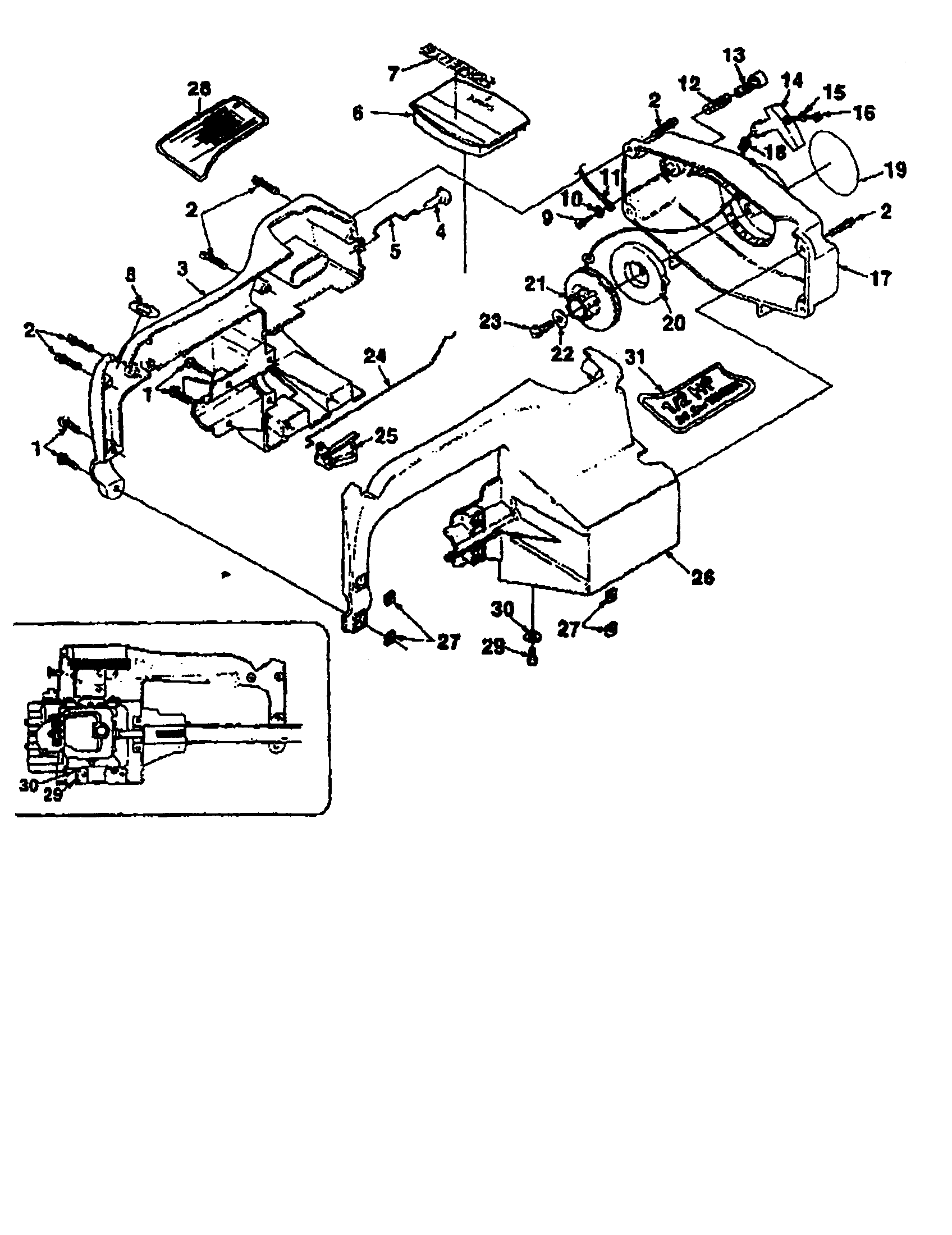 Engine housing
