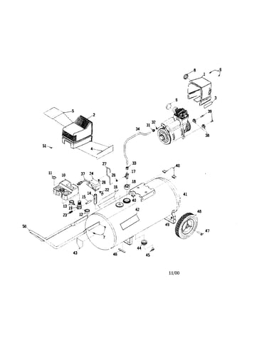 Air compressor diagram