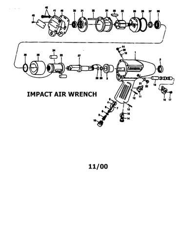 Impact air wrench