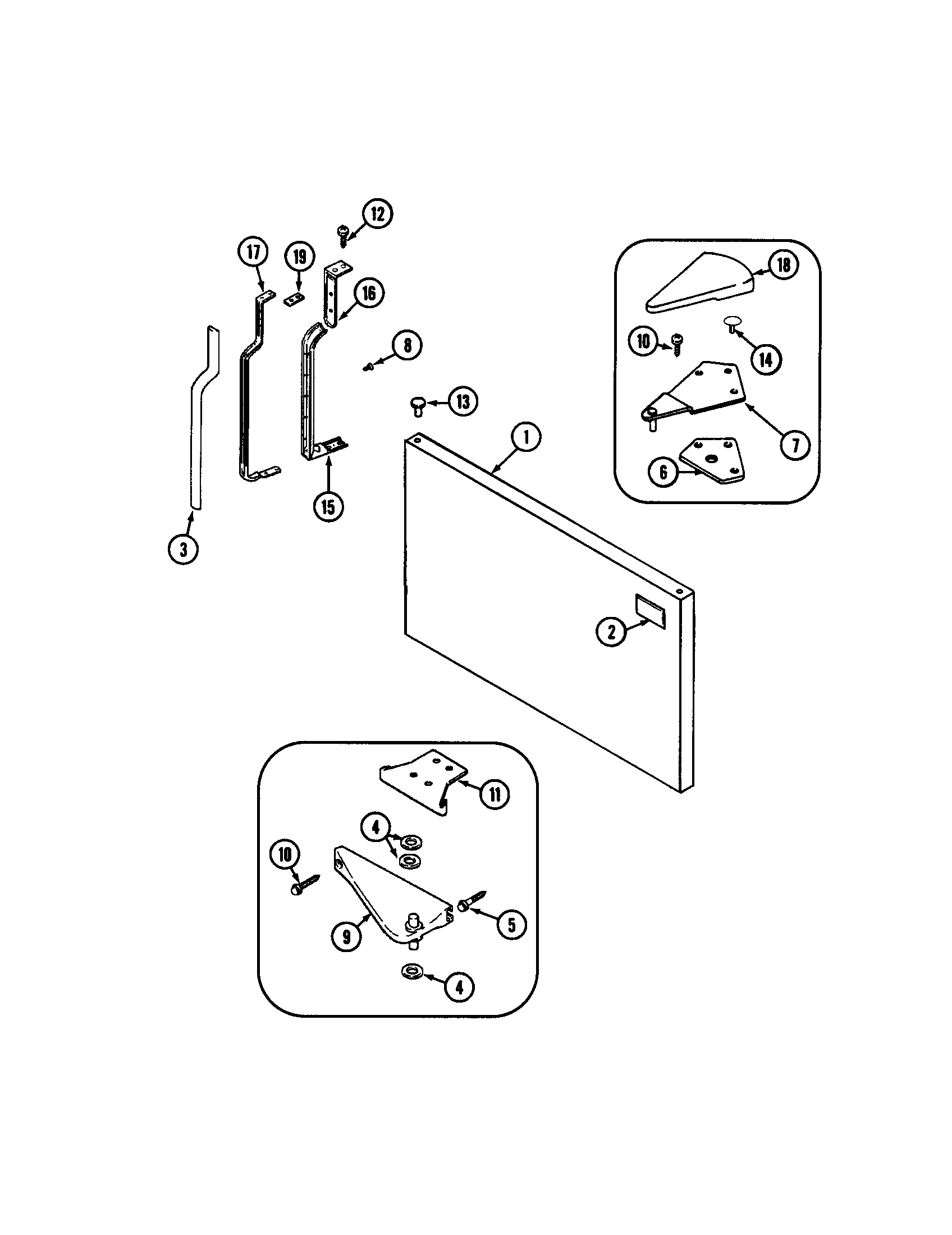 FREEZER OUTER DOOR