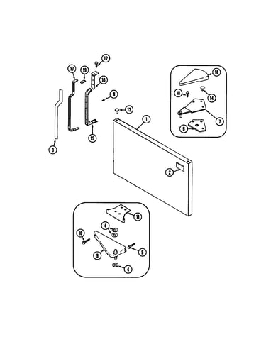 Freezer outer door
