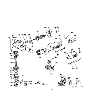Craftsman 4 1/2" angle grinder