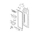 Maytag MSD2748DRQ fresh food inner door diagram