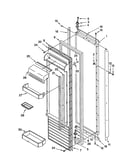 Refrigerator door