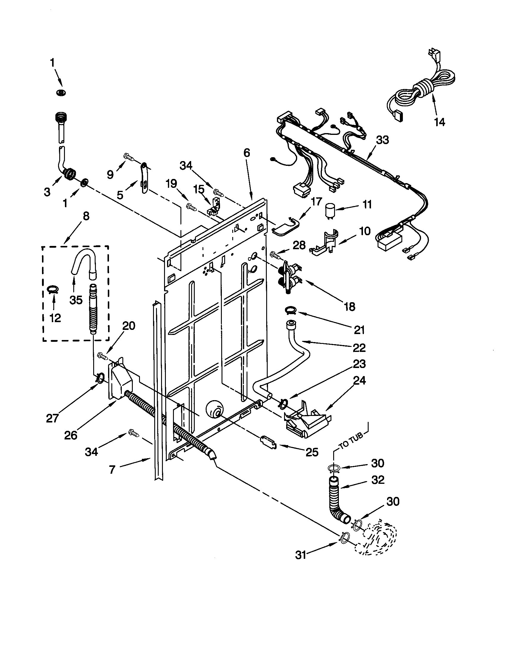 Rear panel