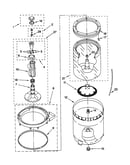 Agitator, basket and tub