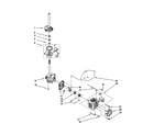 Kenmore 11010502991 brake/clutch/gearcase/motor/pump diagram