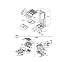 Amana TH21V2C-P1315906WC interior cabinets/drain block diagram