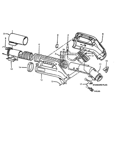 7-1/2' dimension hose