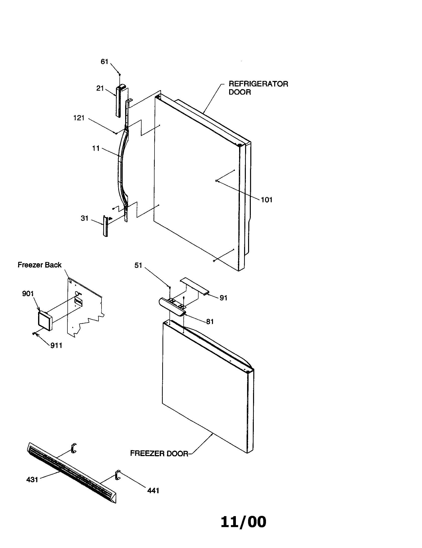 Door handles and accessories