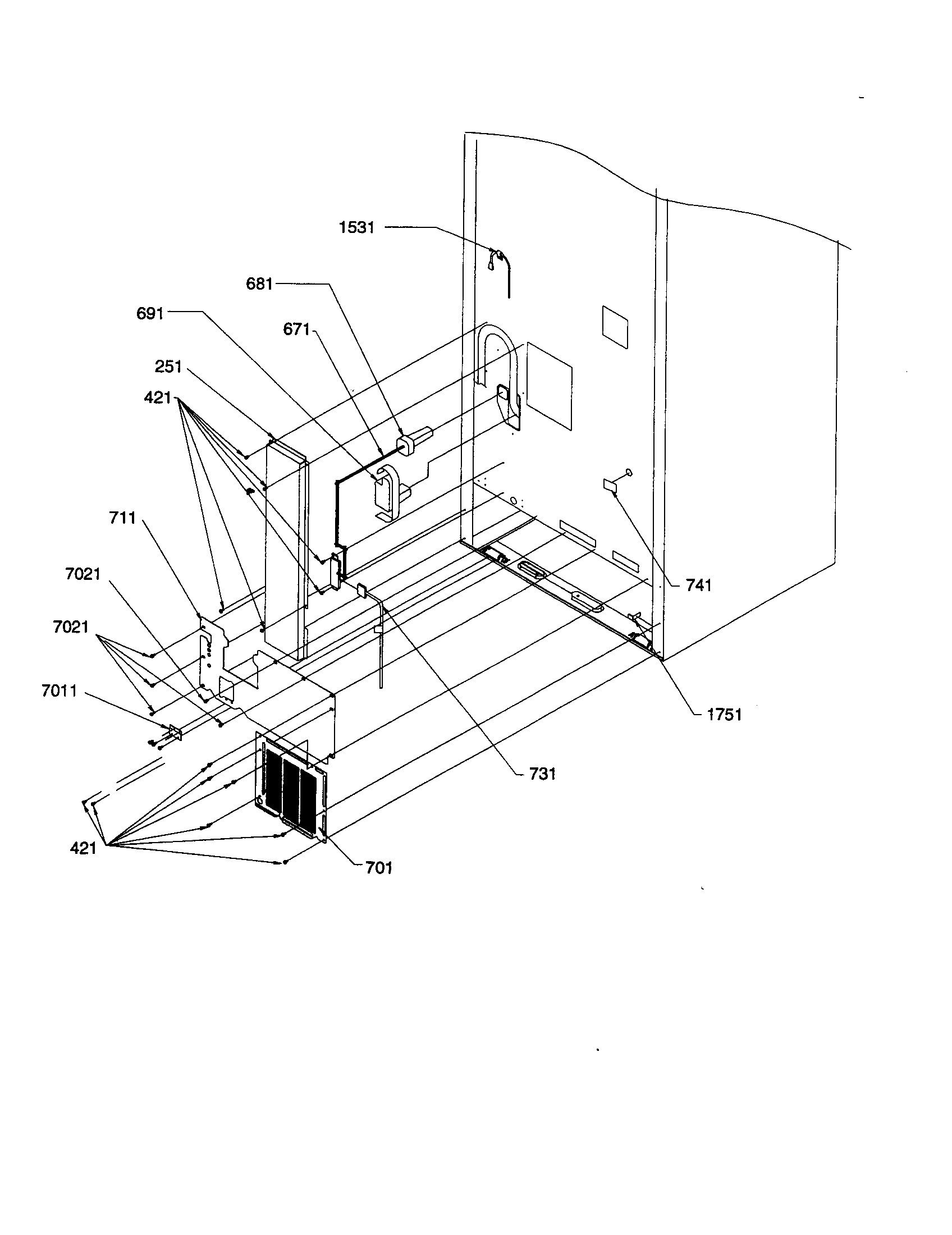 Cabinet back