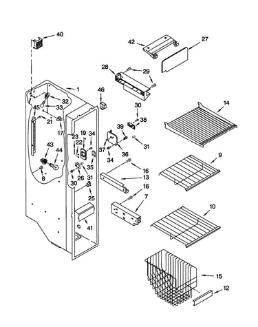Freezer liner