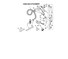 Kenmore 11620712007 hose and attachments diagram