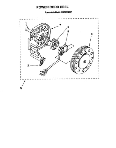 Power cord reel