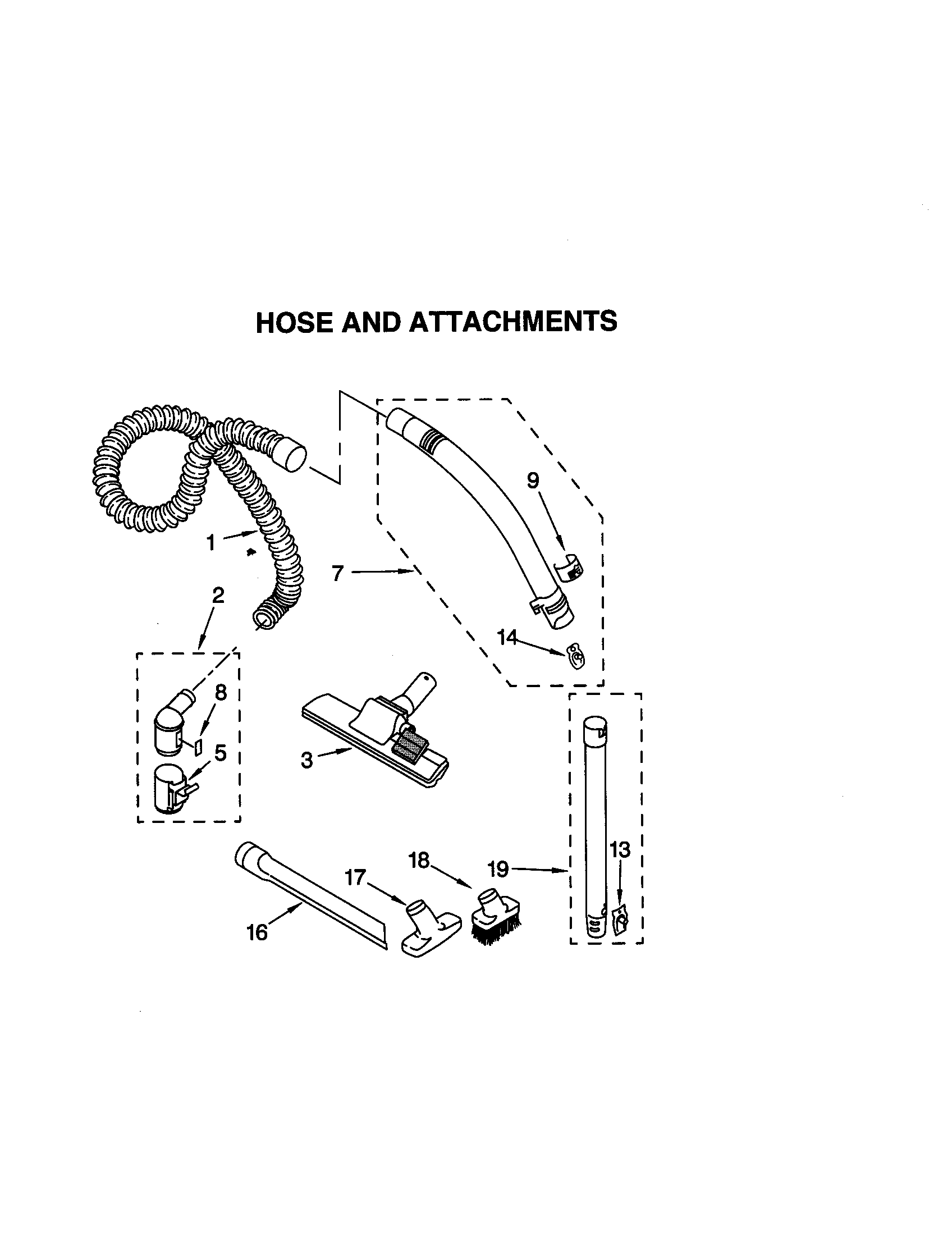 Hose and attachments
