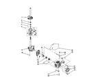 Kenmore 11020422991 brake/clutch/gearcase/motor/pump diagram
