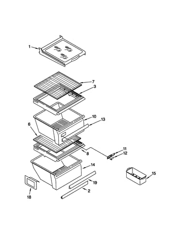 Refrigerator shelf