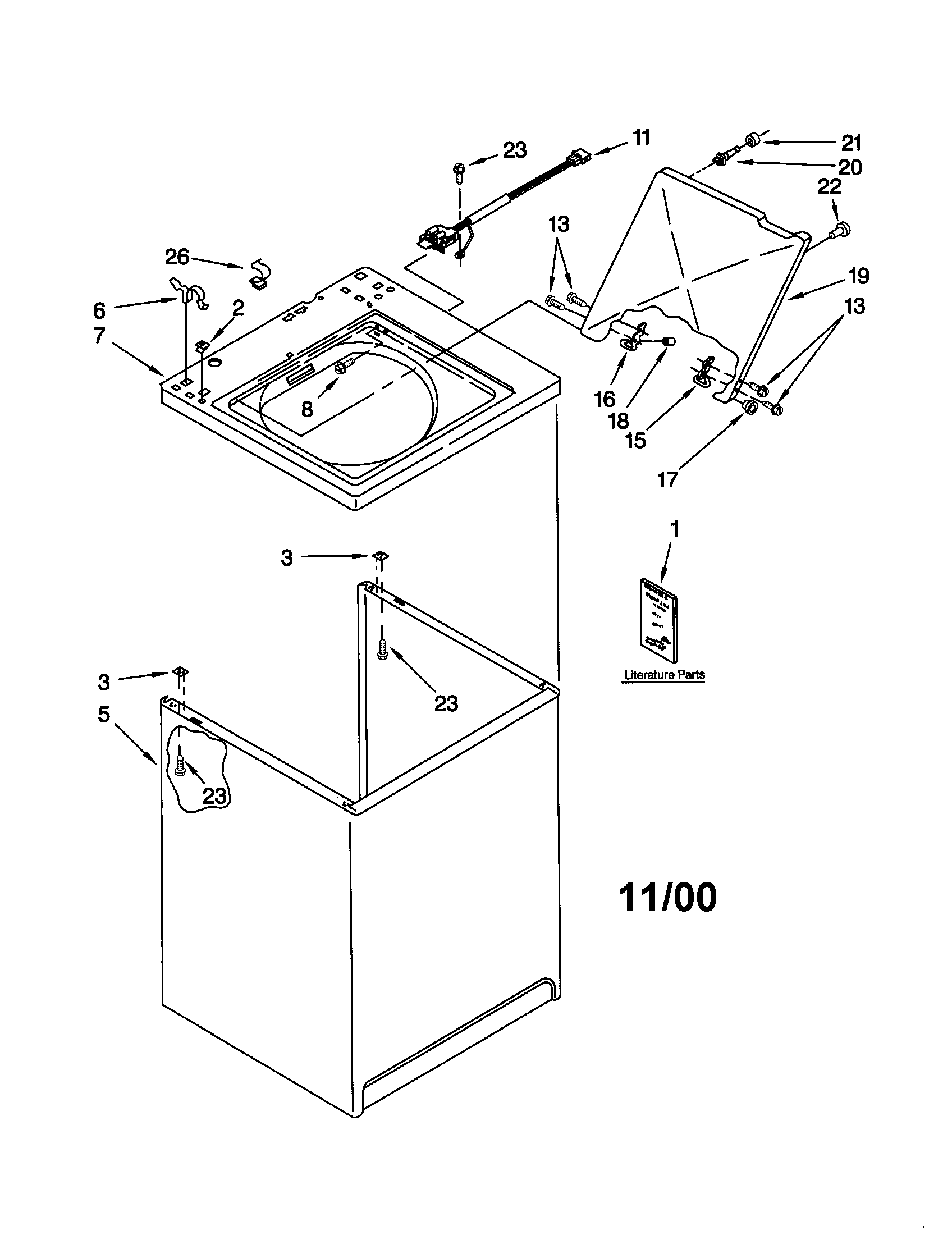 Top and cabinet