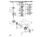 Kenmore 11019101992 brake/clutch/gearcase/motor/pump diagram