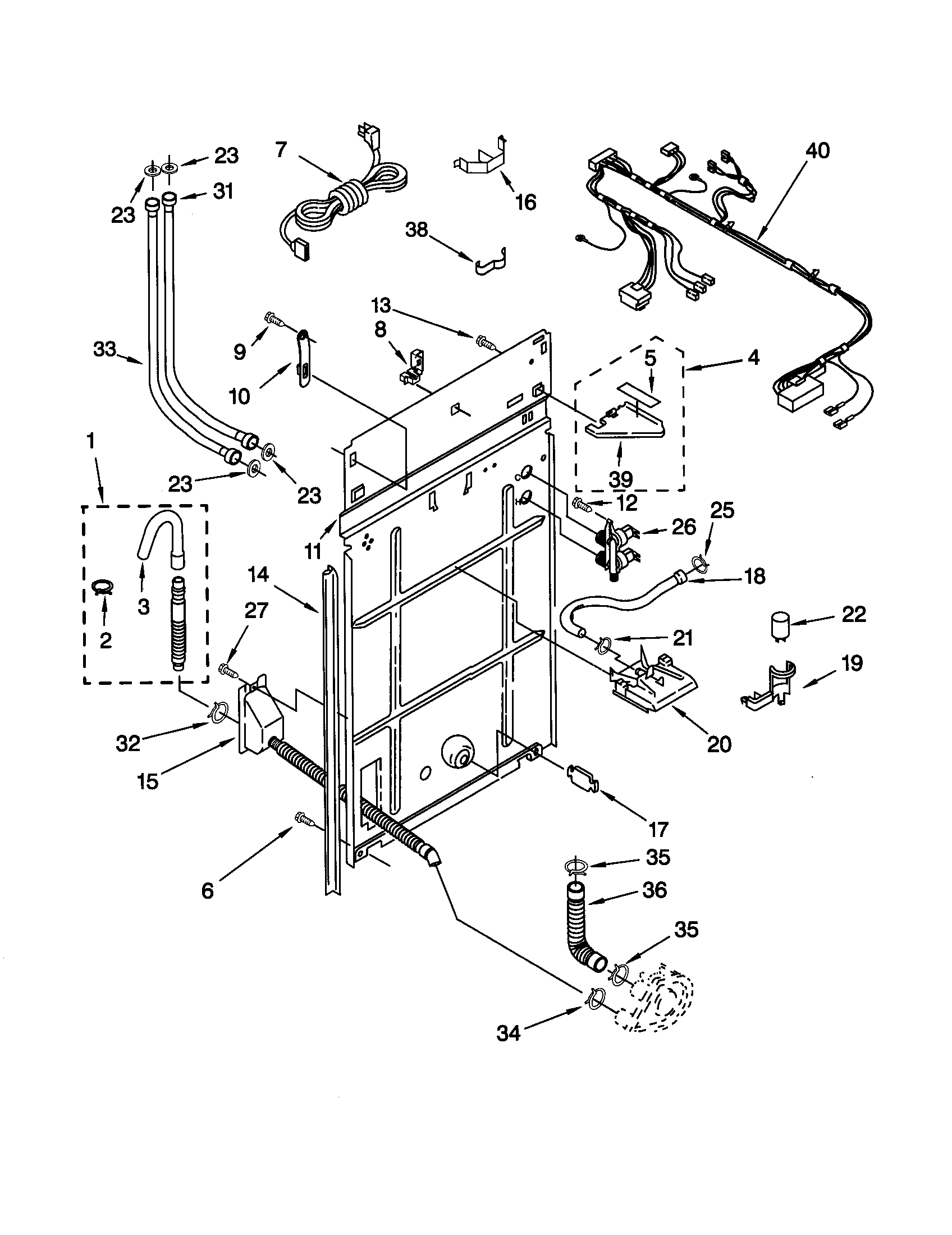 Rear panel