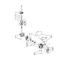 Kenmore 11020602992 brake/clutch/gearcase/motor/pump diagram