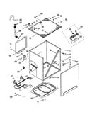 Cabinet and frame