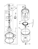 Agitator, basket, and tub
