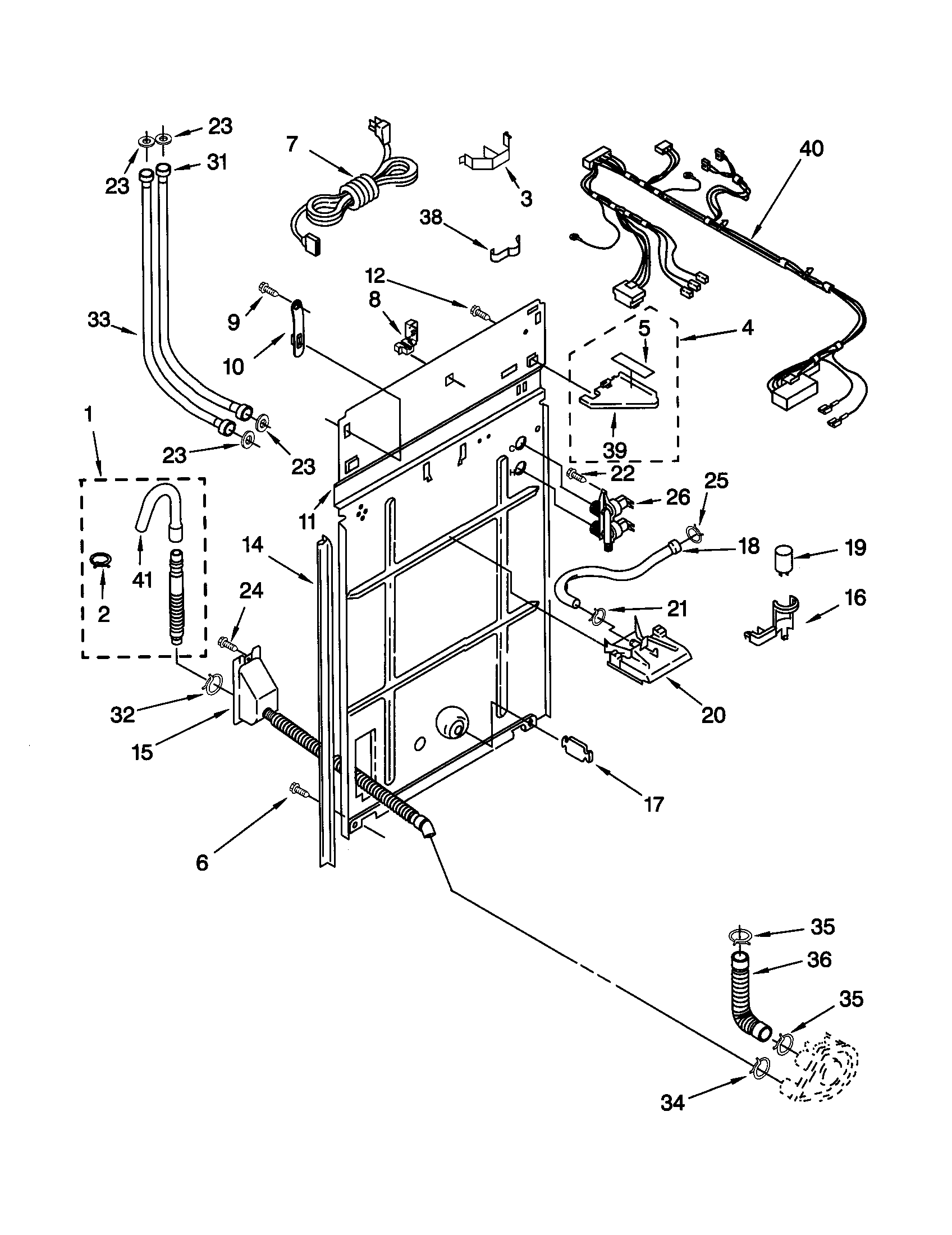 Rear panel
