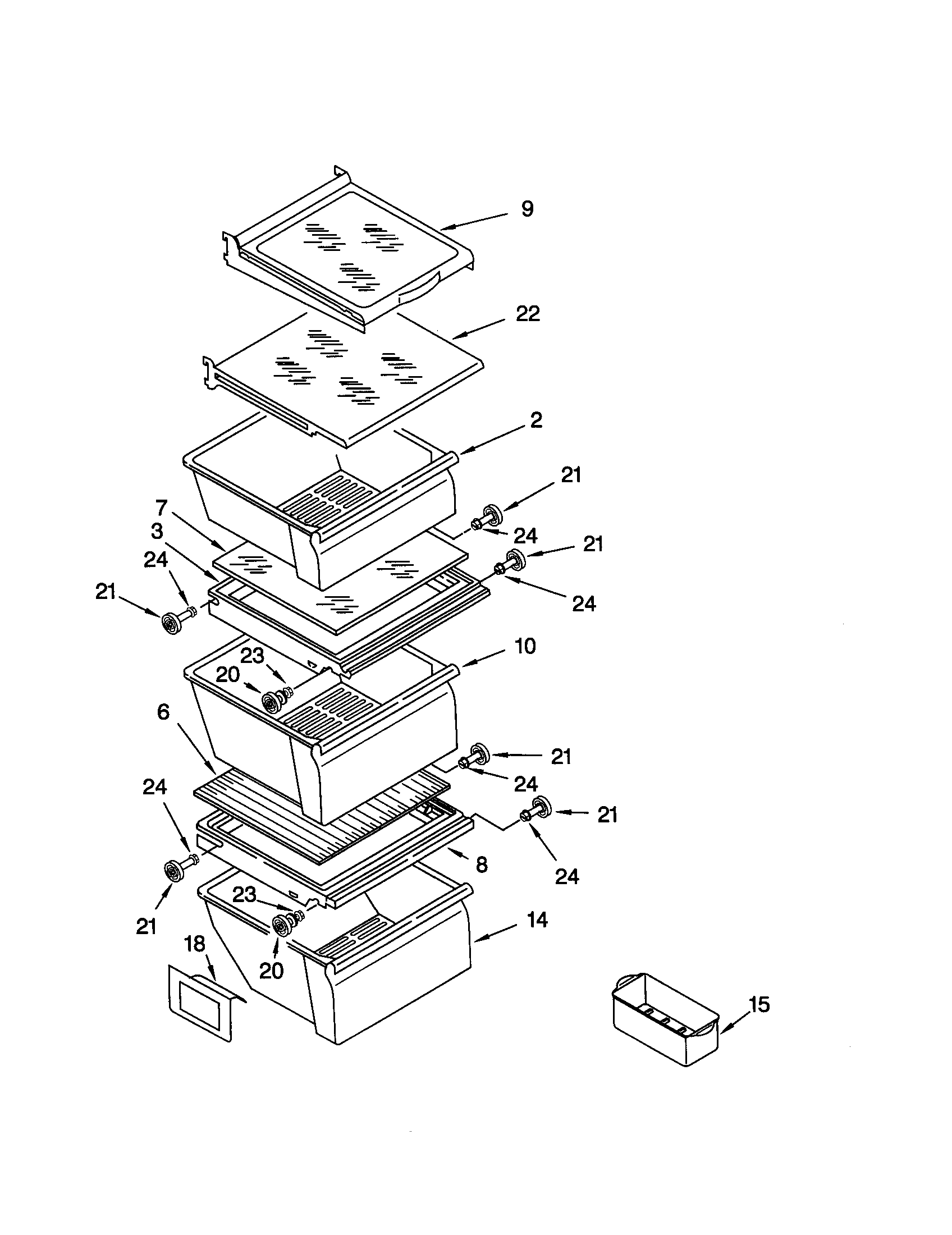 REFRIGERATOR SHELF